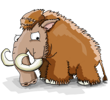 cartoon mammoth