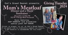 moms meatloaf fundraiser