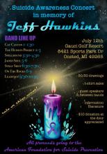Flyer suicide awareness concert