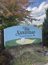 Sandtrap sign